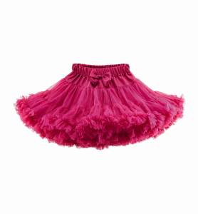 Tiulowa spódniczka pettiskirt malinowa