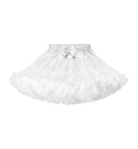 Tiulowa spódniczka pettiskirt biała