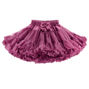 Tiulowa spódniczka pettiskirt wrzosowa