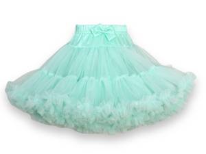 Tiulowa spódniczka pettiskirt aqua