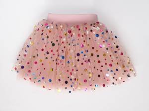 Spódniczka tutu konfetti fiołkowy róż