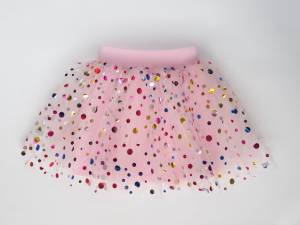 Spódniczka tutu konfetti jasny róż 