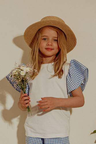 T-shirt Mia niebieski