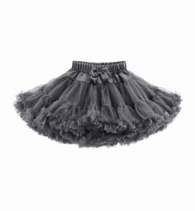 Tiulowa spódniczka pettiskirt stalowa